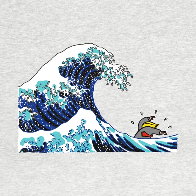 Blue Wave (After Hokusai) by SignsOfResistance